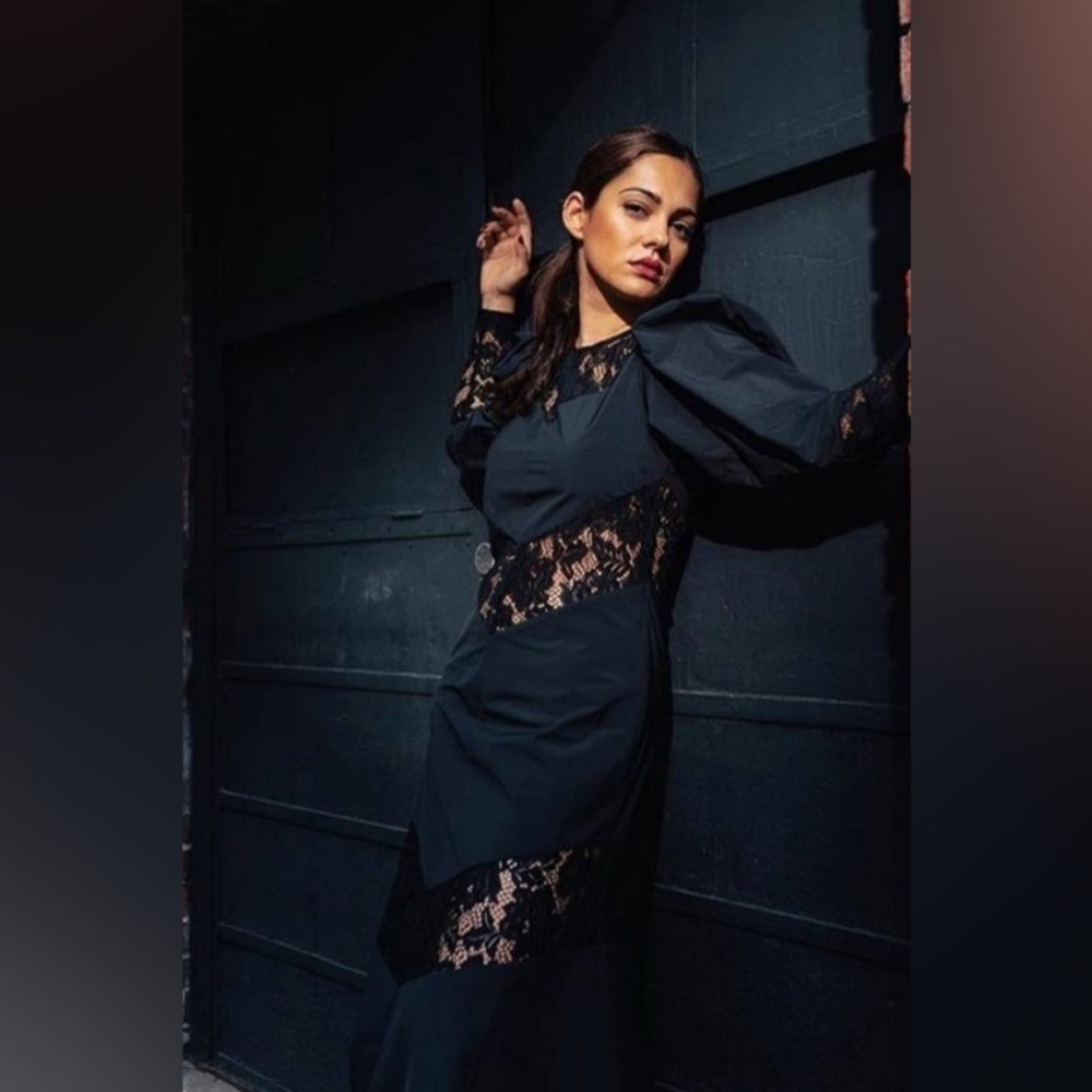 Elegant Black Lace Dress
